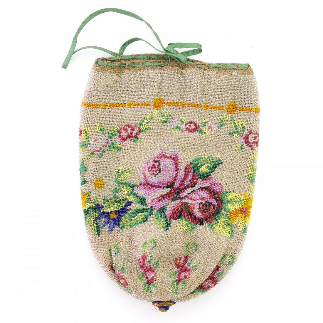 Pouch with floral border, 2nd half of the 19th century (1 of 3)