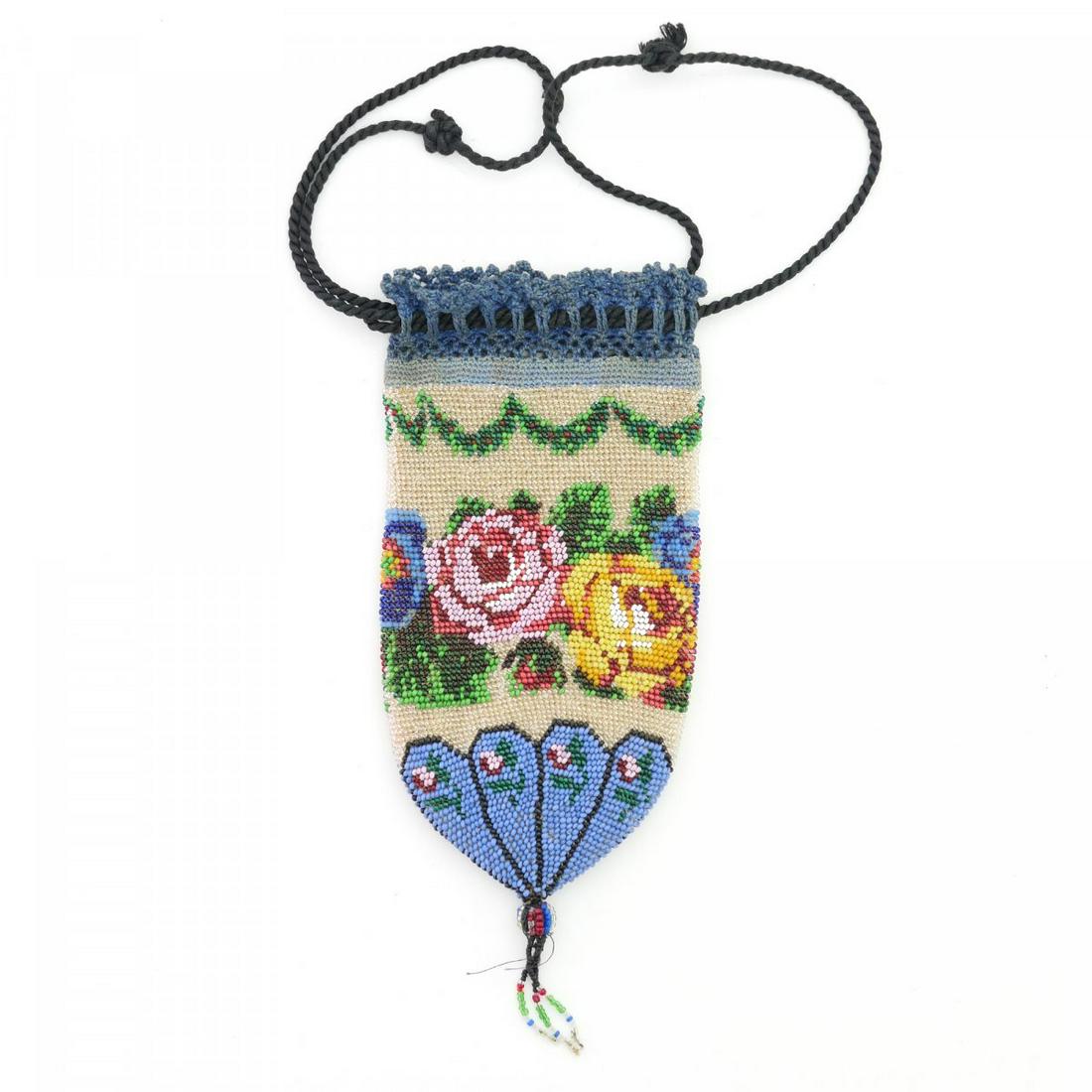 Pouch with roses, 2nd half of the 19th century (1 of 1)