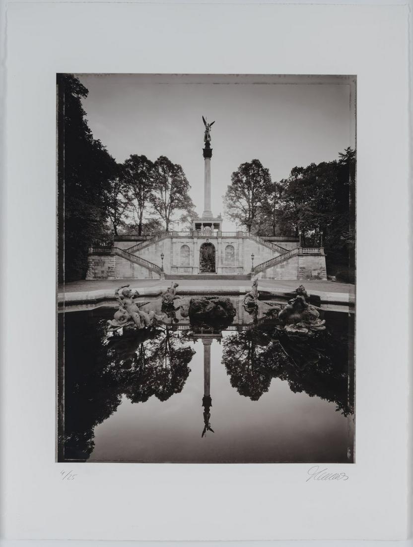 Christopher Thomas (1961 Munich - lives and works in: Christopher Thomas (1961 Munich - lives and works in Munich), 'Friedensengel' from the series 'Munich Elegies', 1999 - 2005, Pigment print on Arches Aquarelle. 55.0 x 43.0 cm (print), 86.0 x 66.3 cm (
