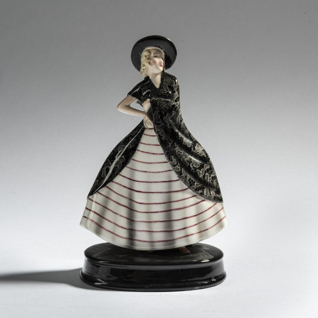 Stephan Dakon, 'Standing lady with hat, long dress and (1 of 6)