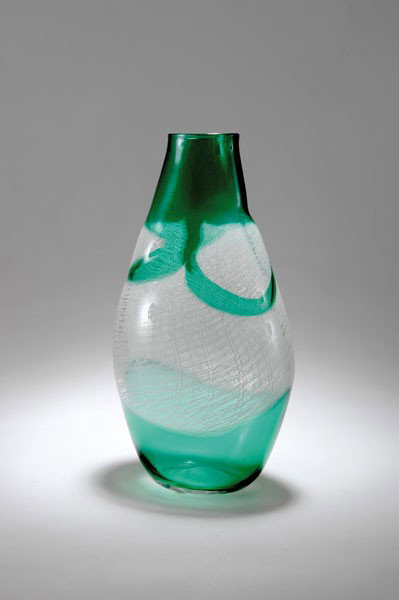 Archimede Seguso. 'Merletto irregulare' vase. H.