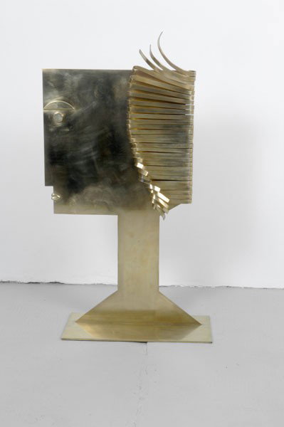 Hagenauer, Vienna. Female head, 1960/70s. H. 80 c
