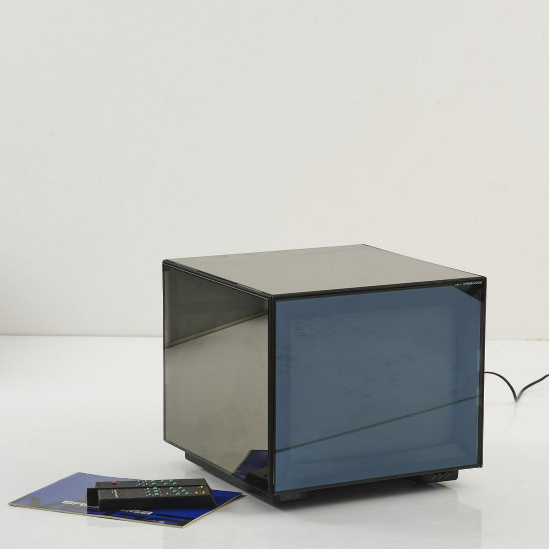 Mario Bellini, 'Cuboglass' TV-set, 2002 (1 of 4)