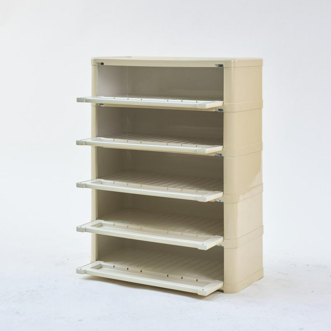 Olaf von Bohr, Shoe rack / chest of drawers '4963', c. 1974 (1 of 3)