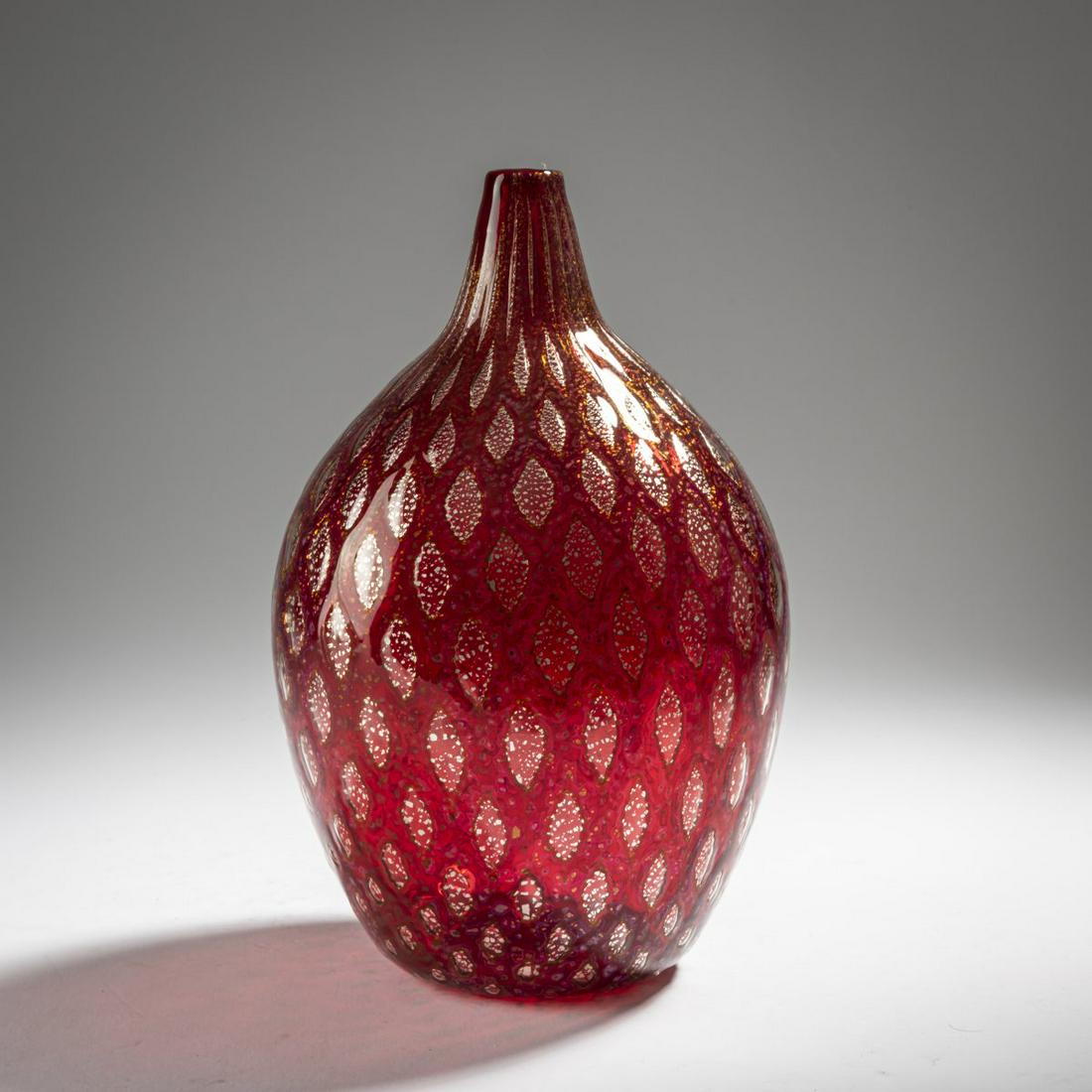 Giulio Radi, 'A reazione policrome' vase, c. 1950 (1 of 3)