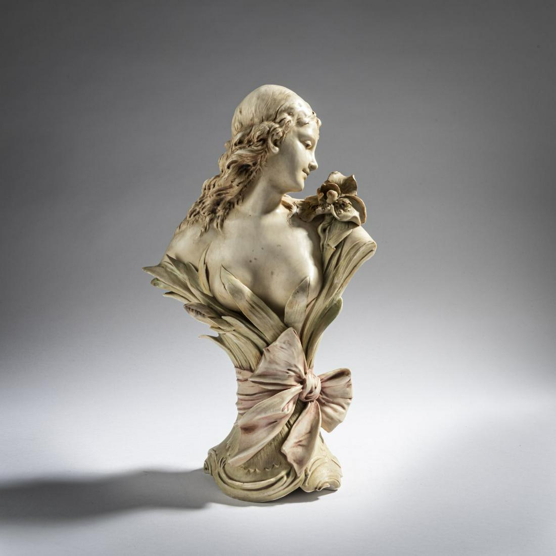 Anton Nelson (alias Antoine Joseph van den Kerckhoven), Bust of a girl, c. 1899 (1 of 7)