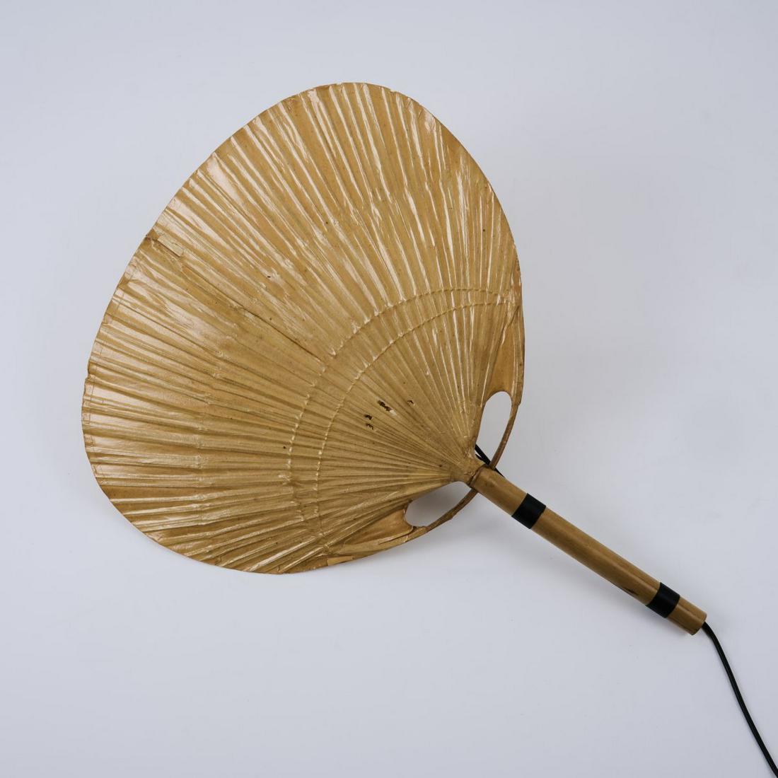 Ingo Maurer, Wall light 'Uchiwa III', 1973: Ingo Maurer, Wall light 'Uchiwa III', 1973, H. 77 x 59 cm. Made by Design M Ingo Maurer, Munich. Bamboo, rice paper, metal rods, painted black. , Bauer (ed.), Ingo Maurer. Making Light, Munich 1992, p