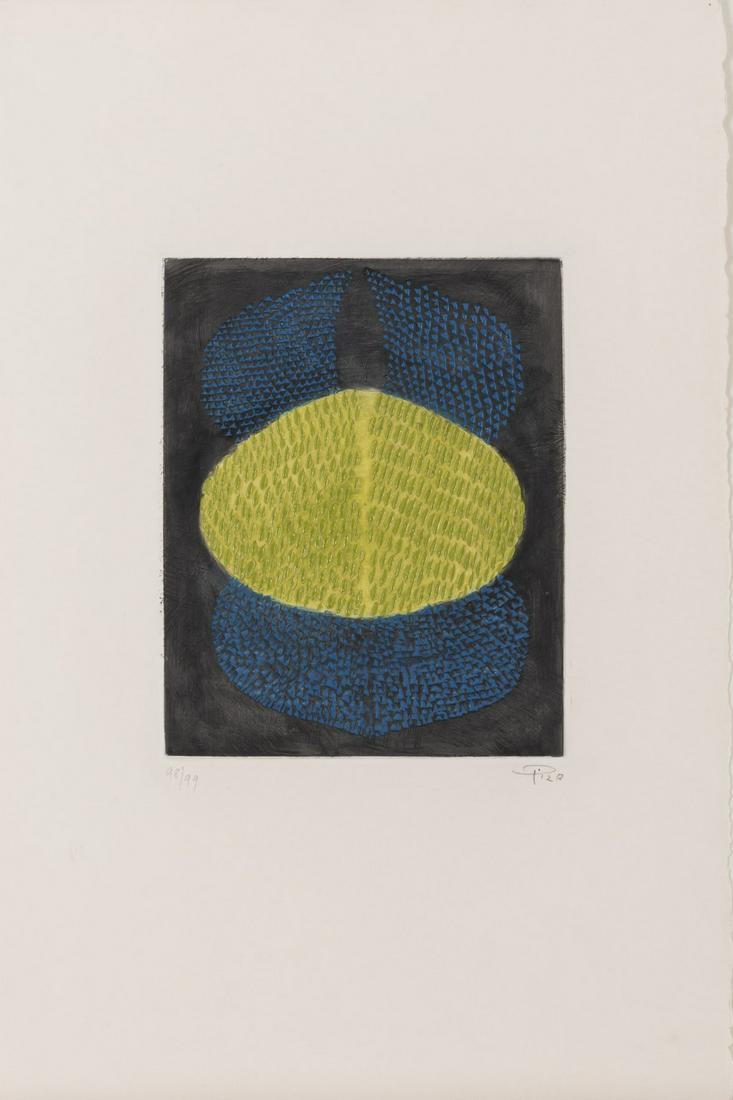 Arthur Luiz Piza (1928 São Paulo - 2017 Paris), 'Bleu-vert', 1971 (1 of 3)