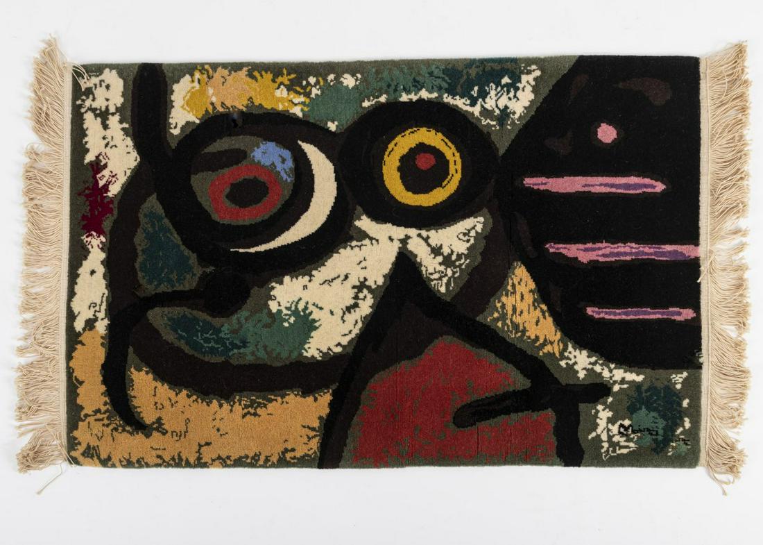Joan Miró (1893 Barcelona - 1983 Palma de Mallorca) (after), Tapestry after 'Femme Et (1 of 2)