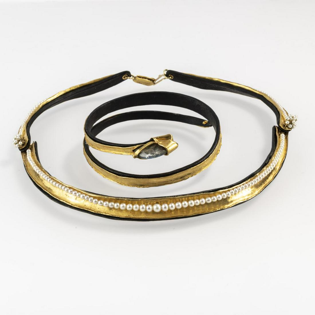 Francesco Pavan (1937 Padua - lives ibid.), Necklace and bracelet, 1970s (1 of 5)