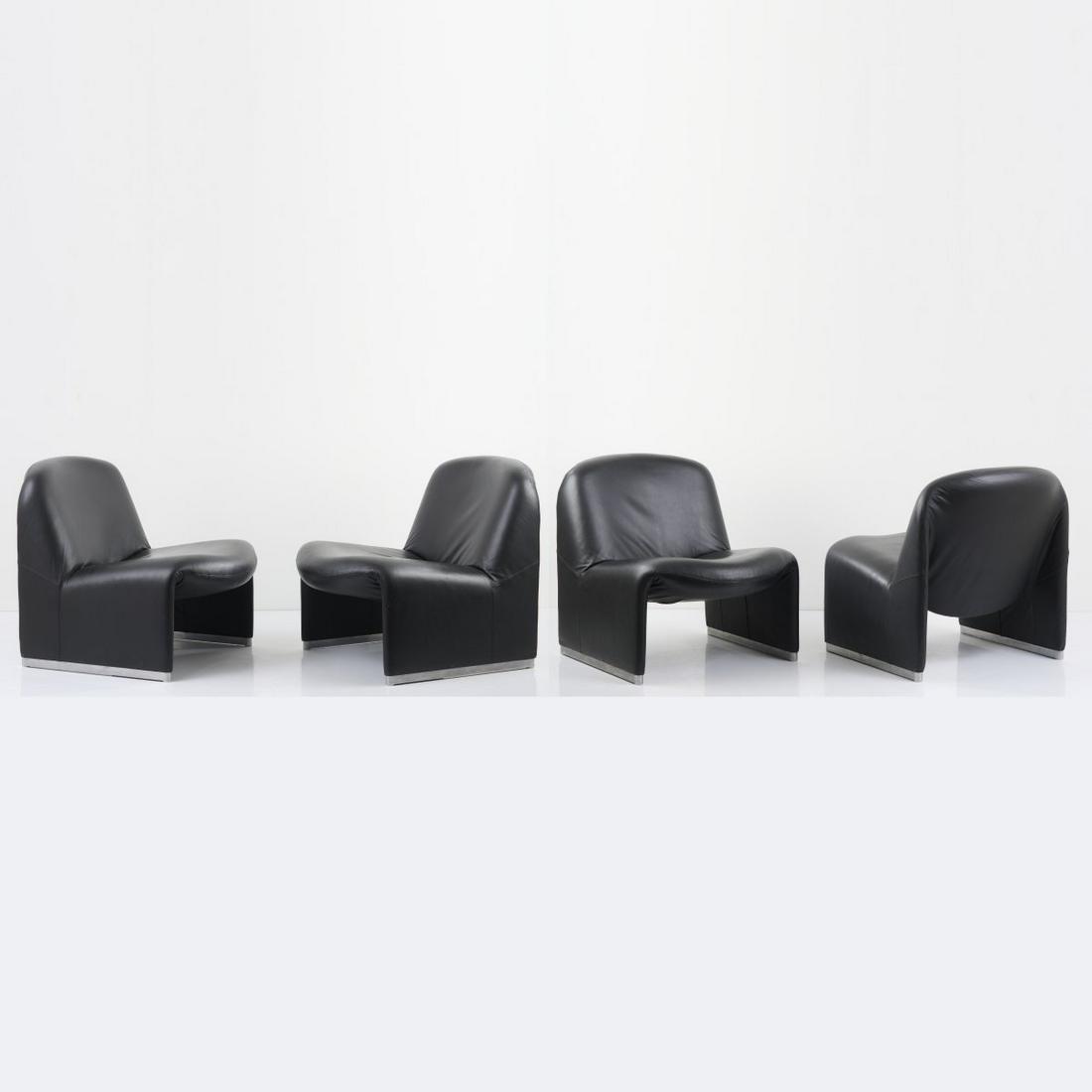 Giancarlo Piretti, Four 'Alky' armchairs, 1969 (1 of 6)