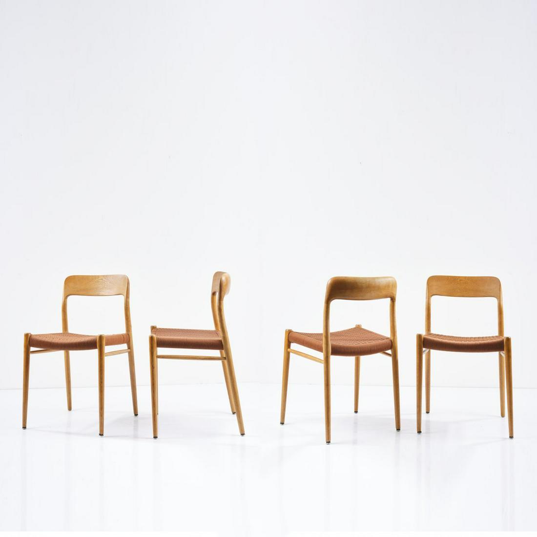 Niels Otto Møller, Four '75' chairs, c. 1960 (1 of 7)