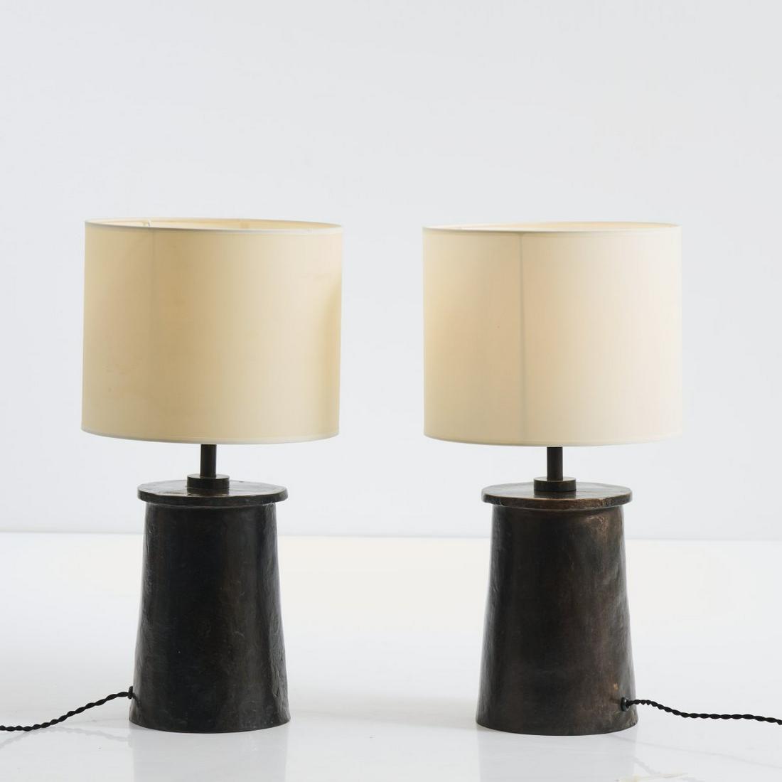 Christian Liaigre; Eric Schmitt, Two 'Omega' table lights, 2000 (1 of 6)