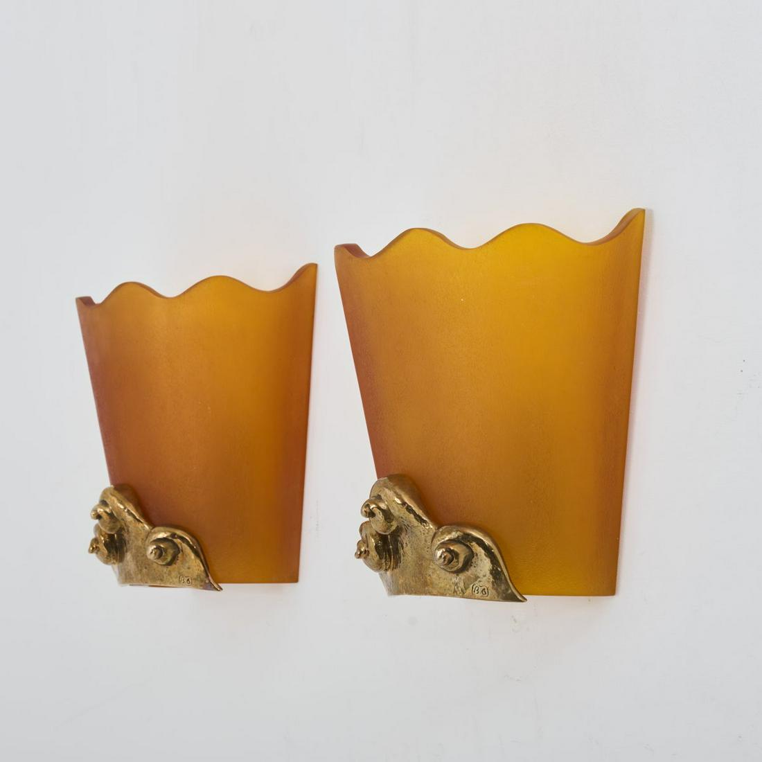 Garouste & Bonetti (Elizabeth Garouste; Mattia Bonetti), Two 'Salambo' wall lights, c. 2000 (1 of 6)