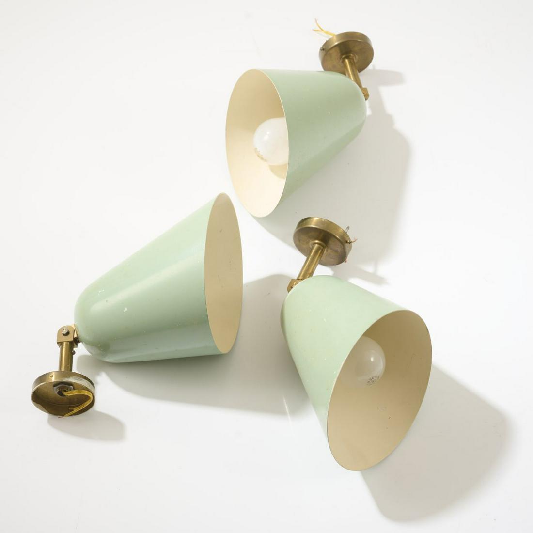 Italy, Three wall lights, c. 1950 (1 of 3)