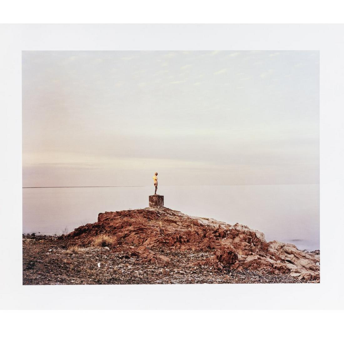 Nadav Kander (1961 Tel-Aviv - lives and works in London), 'Priozersk XIV (I was told she once held: Nadav Kander (1961 Tel-Aviv - lives and works in London), 'Priozersk XIV (I was told she once held an oar)', 2011, C-print on paper. 40 x 51.3 cm (image), 50.4 x 61.4 cm (sheet). Numbered on an enclos