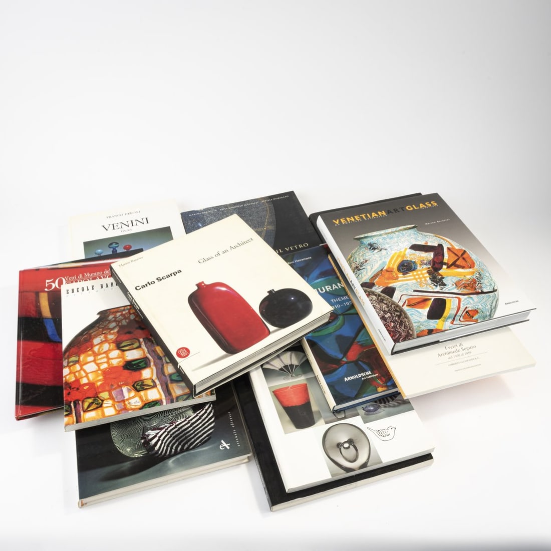 Murano, Mixed lot of twelve books (1 of 2)