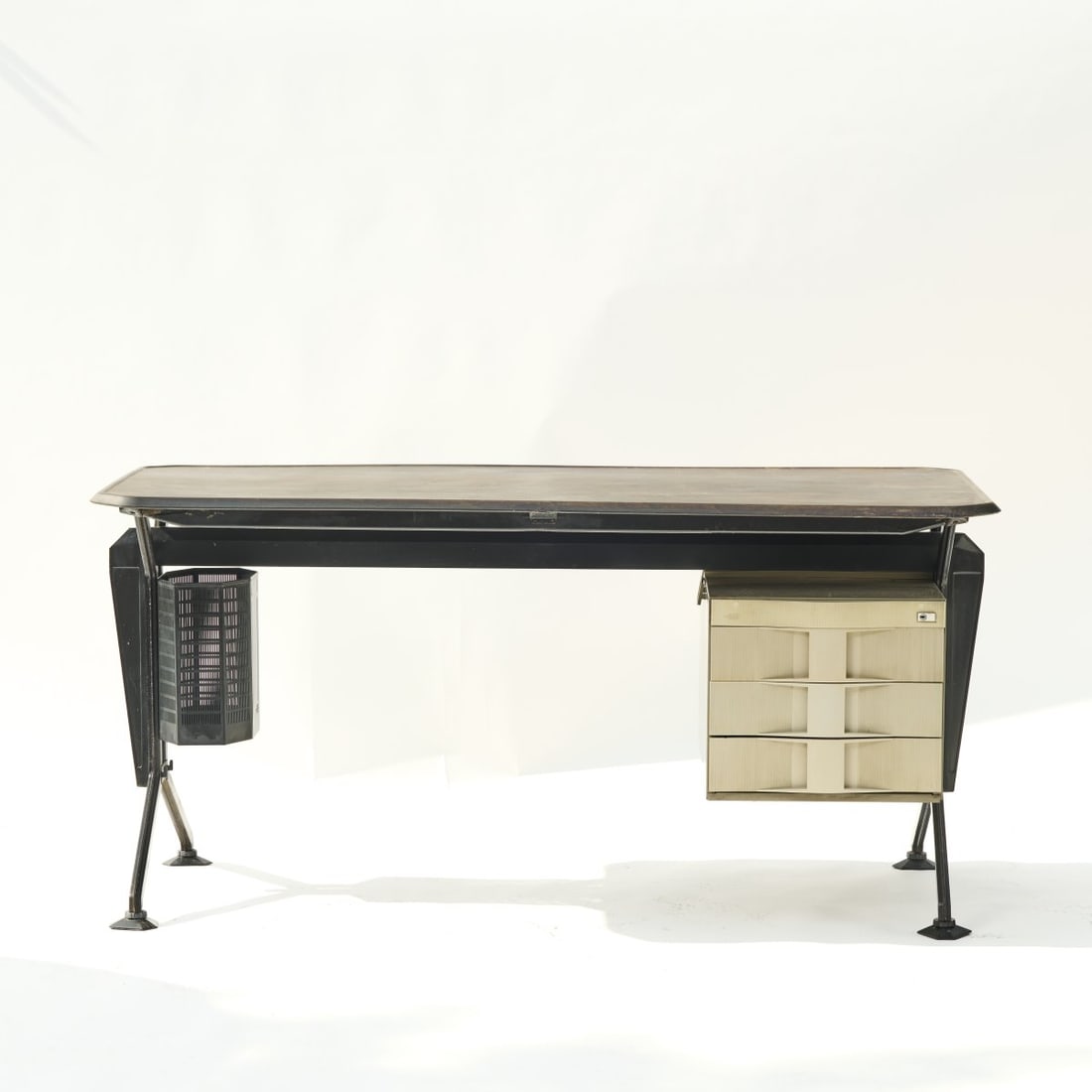 Studio BBPR; GL Banfi; L. Barbiano of Belgiojoso; E. Peressutti; EN Rogers, 'Arco' desk with clamp (1 of 10)