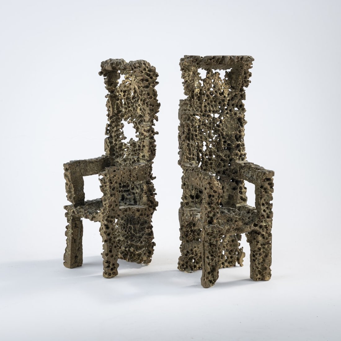 Urano Palma, Two chair sculptures, 1970s (1 of 3)