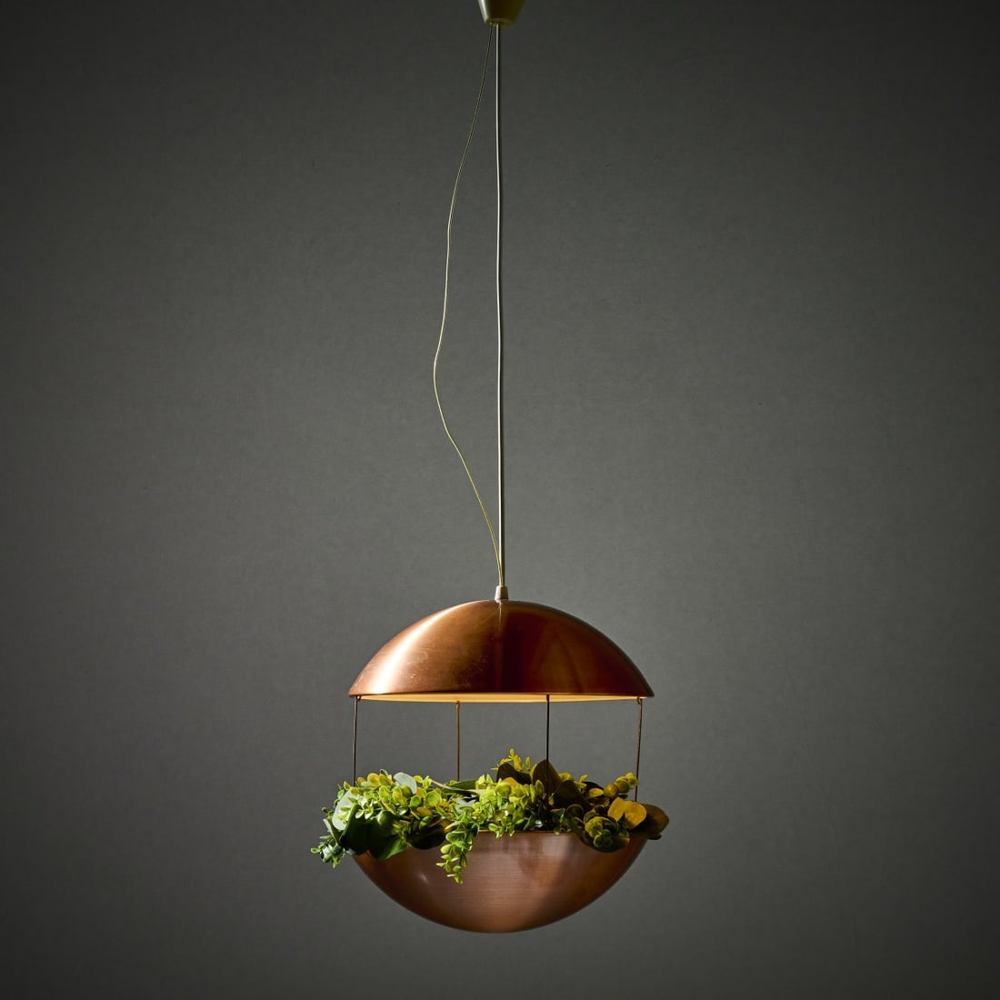 Poul Cadovius, Ceiling light with planter, 1960s (1 of 11)