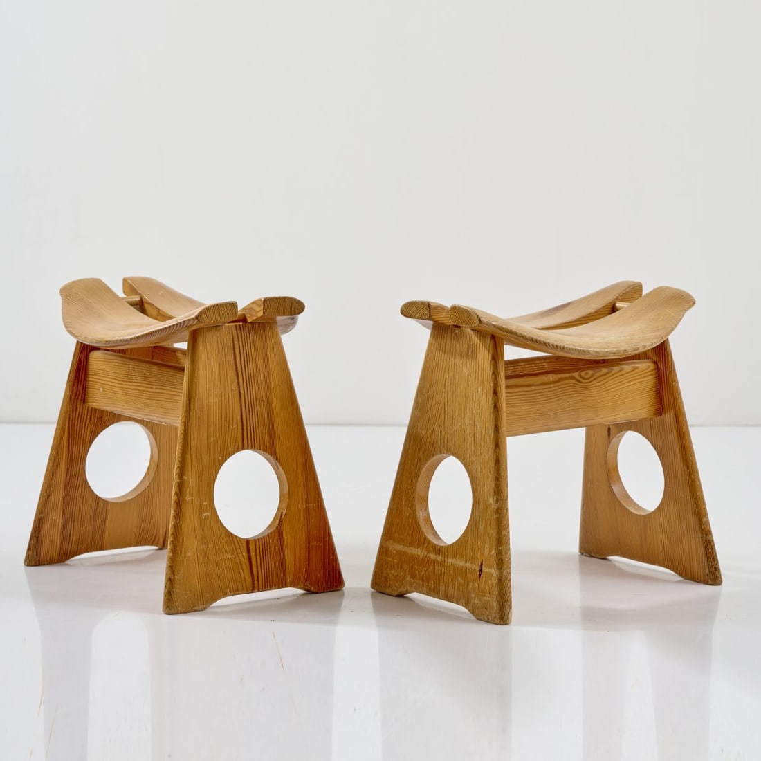 Gilbert Marklund, Two stools, c. 1970 (1 of 4)