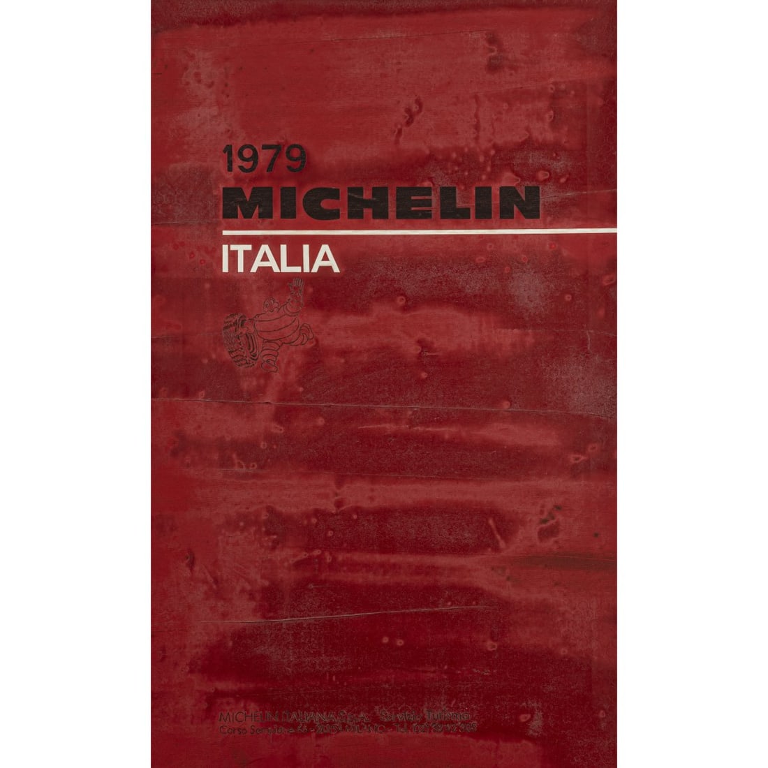 Peter Zimmermann (1956 Freiburg im Breisgau - lives and works in Cologne), Series Untitled (Michelin: 12 paintings acrylic, scratch and stencil technique on canvas. 82.0 x 50.0 cm each. Inscribed on the reverse: o.T., dated: 1989 and monogrammed: P. Zim (acrylic).