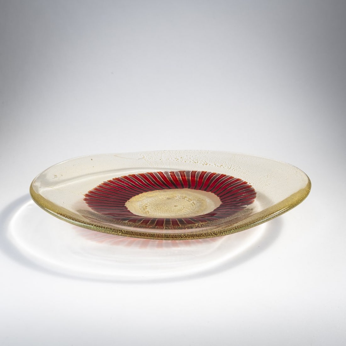 Anzolo Fuga, 'A cane' plate, 1956 (1 of 3)