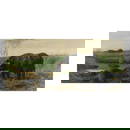 Wilhelm Kuhnert (1865 Opole - 1926 Flims), Old Cape buffalo at the pond, probably around 1917-26