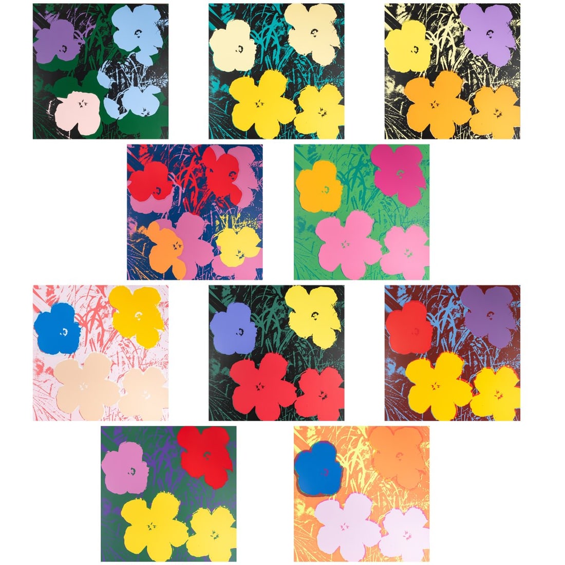 Andy Warhol (1928 Pittsburgh, PA - 1987 New York) (AFTER), Portfolio 'Flowers', 1970 (printed later) (1 of 13)