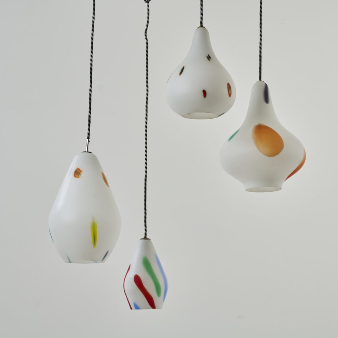 Murano, Four ceiling lights,  c. 1968 (1 of 5)