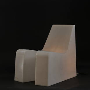 Richard Hutten, 'Sexy Relaxy' easy chair, 2002: H. 71 x 58 x 75 cm. Plastic, white, illumination inside.