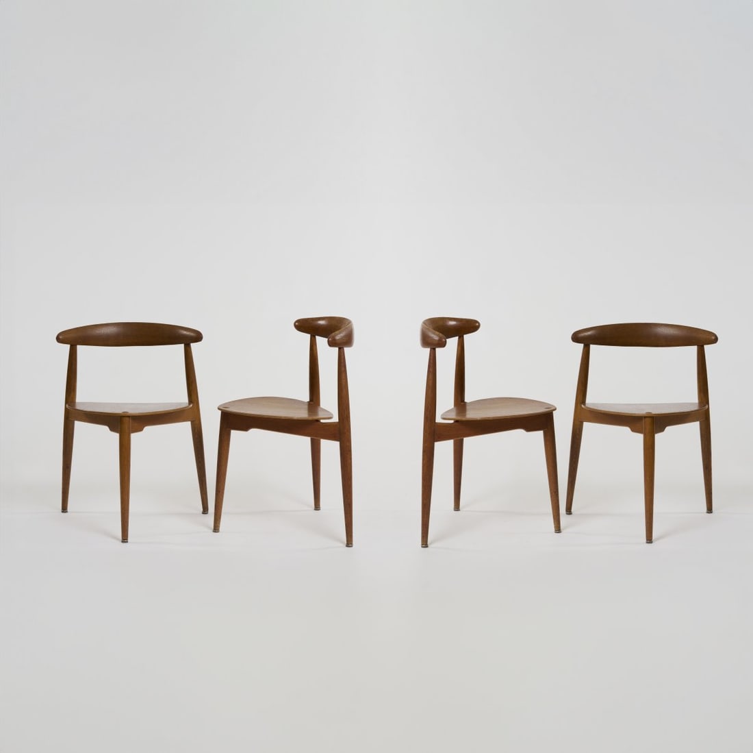 Hans J. Wegner, Four 'FH 4103' chairs, 1952 (design) (1 of 6)