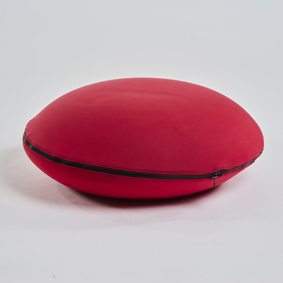 Michael Young, 'Smartie' pouf, 1996 (design): H. 26 cm, Ø 78 cm. Cappellini, Milan. Foam, red textile cover, zipper.