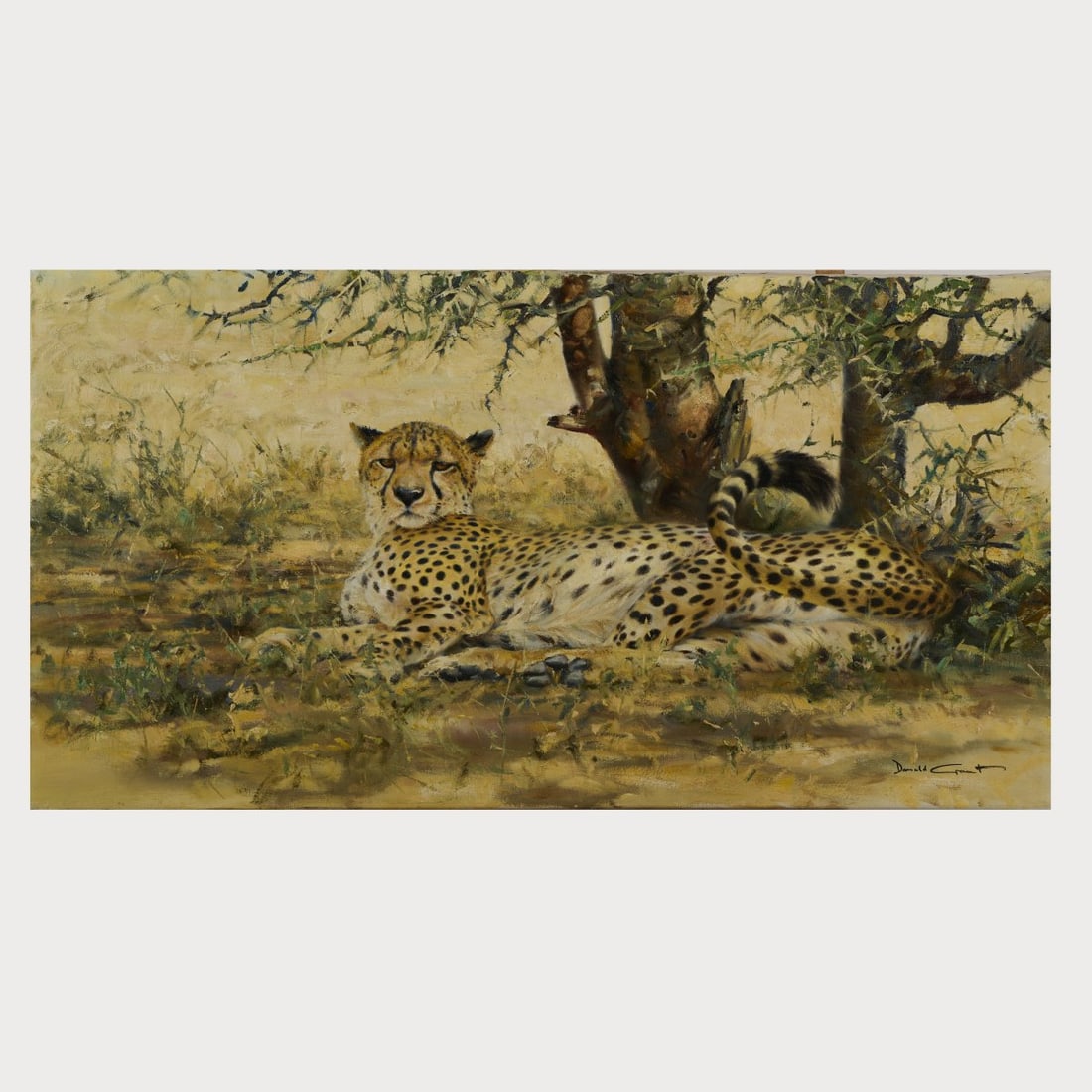 Donald Grant (1924 North Shields - 2001 UK), Cheetah, 2nd half of the 20th century (1 of 2)