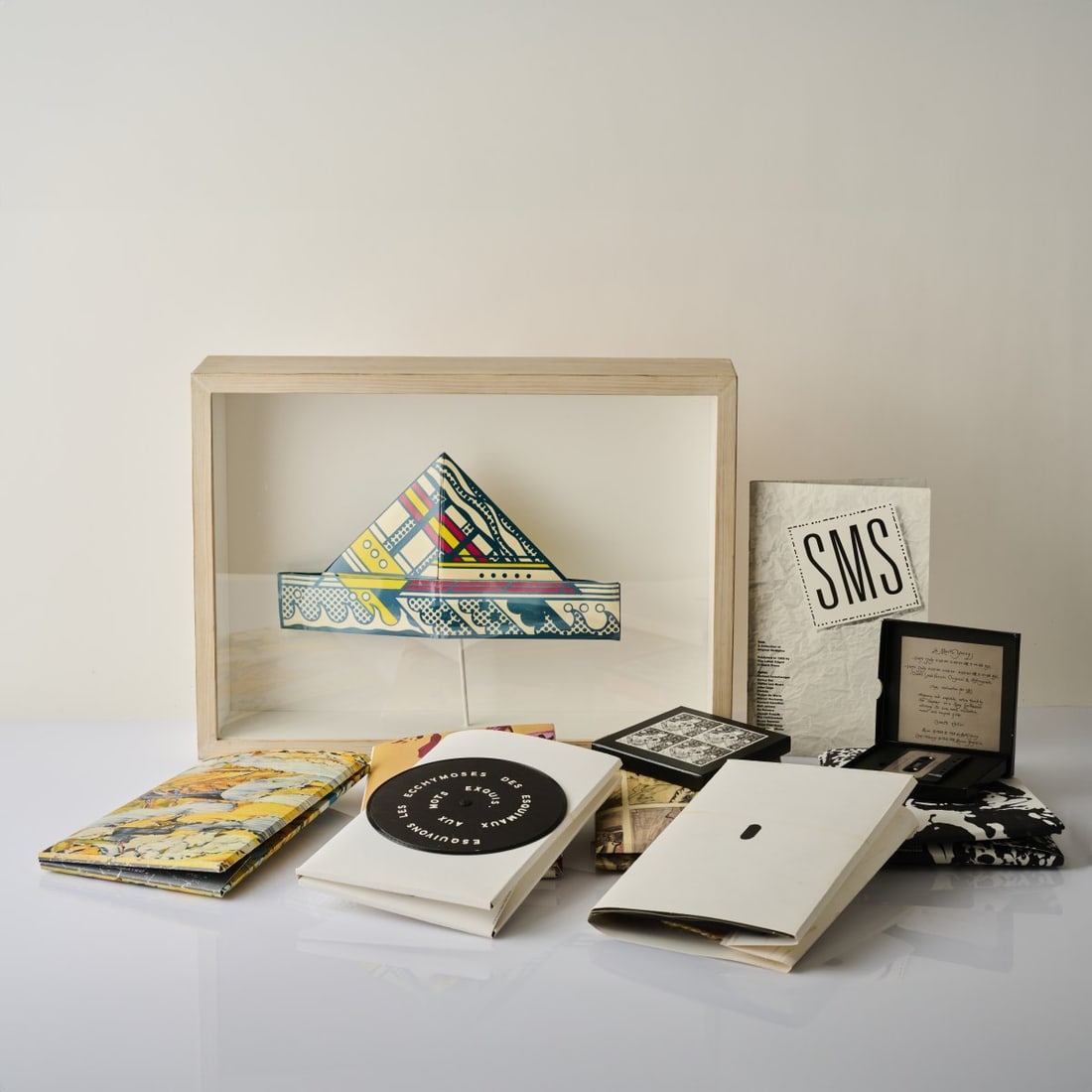 Marcel Duchamp; James Lee Byars; Roy Lichtenstein; Claes Oldenburg; Mel Ramos, et. al. , Portfolio: Series of six portfolios with a total of 72 multiples in various materials and techniques. Approx. 28.0 x 19.0 cm (portfolios). One copy from an edition of initially 2,000 planned and ultimately appro