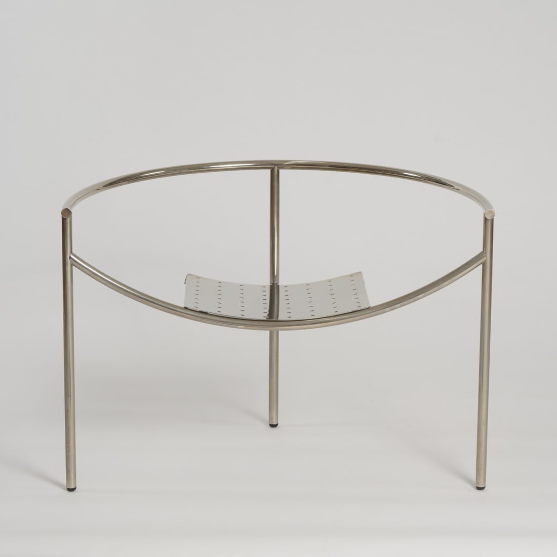 Philippe Starck, 'Dr. Sonderbar' armchair, 1983 (design): H. 63.5 x 90.5 x 47 cmXO, Paris. Tubular steel, perforated sheet steel, chrome-plated. Marked: manufacturer's mark. Literature: Philippi (Ed.), STARCK, Cologne 2000, p. 218.
