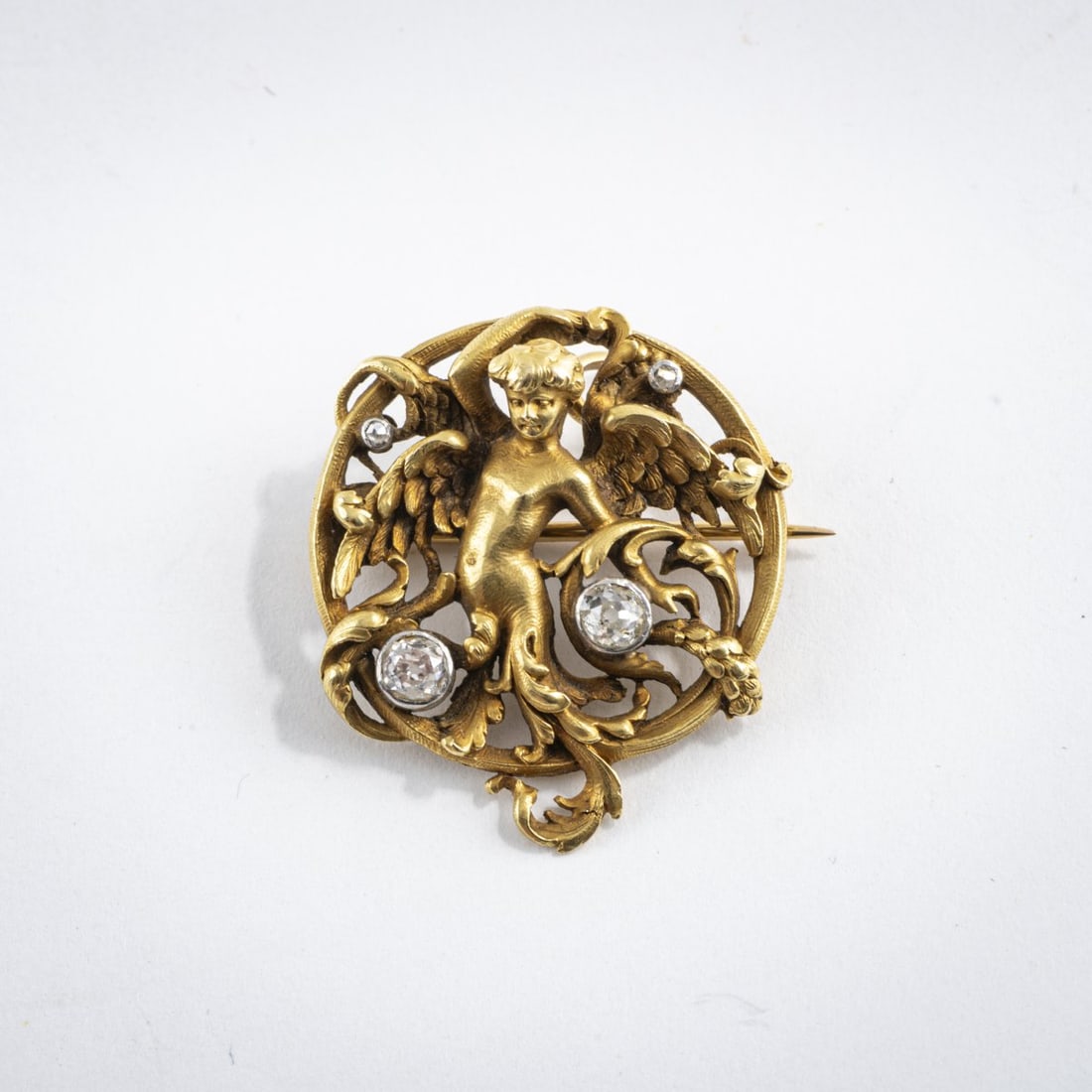 Paris, 'Amor' brooch, c. 1900 (1 of 2)