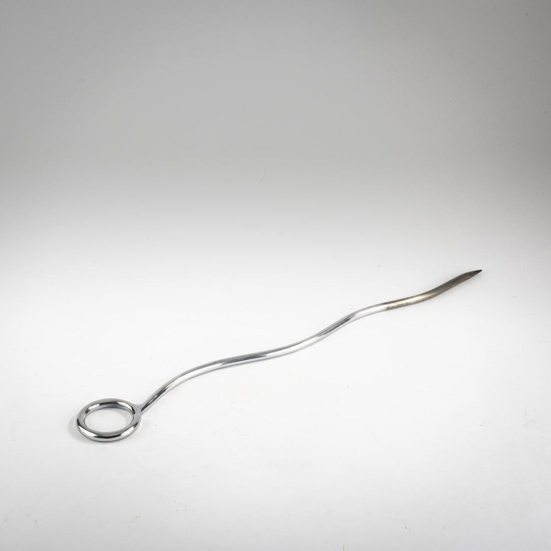 Philippe Starck, 'Picfeu' poker, 1986/87: <p>L. 59 cm. <br />Made by O.W.O, Montfort-l'Amaury. <br />Stainless steel.</p><hr><p>Literature:</p><p>Philippi (Ed.), STARCK, Cologne 2000, p. 333.<