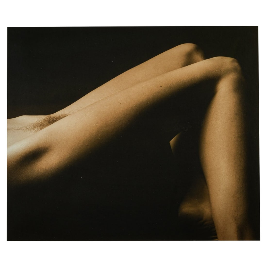 Frederic Ohringer (1940 USA), 'Gesine #4', 1991: <p>Sepia toned silver gelatine print. 37.8 x 44.5 cm (passepartout cutout, verso indicated as 20 x 24 inches), 71.0 x 76.0 cm (frame). Numbered: 1/25 and signed: Frederic Ohringer (pencil), vers