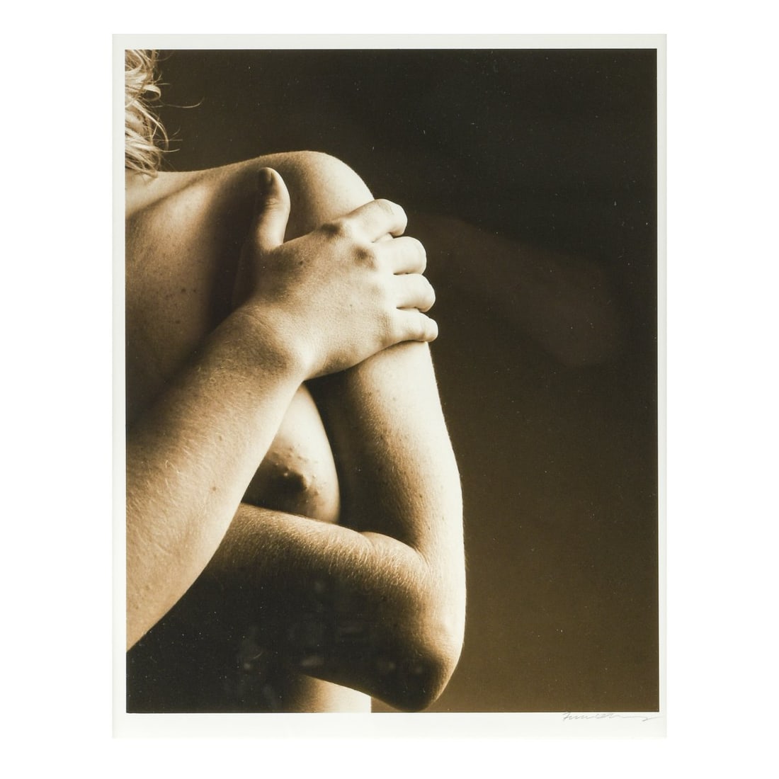 Frederic Ohringer (1940 USA), Untitled, 1992: <p>Sepia-toned silver gelatin print. 20.4 x 25.3 cm (image), 55.0 x 45.0 cm (frame). Numbered lower left: 1/28 and dated: 1992, signed lower right: Frederic Ohringer (pencil). Copy 1 of 28 copie