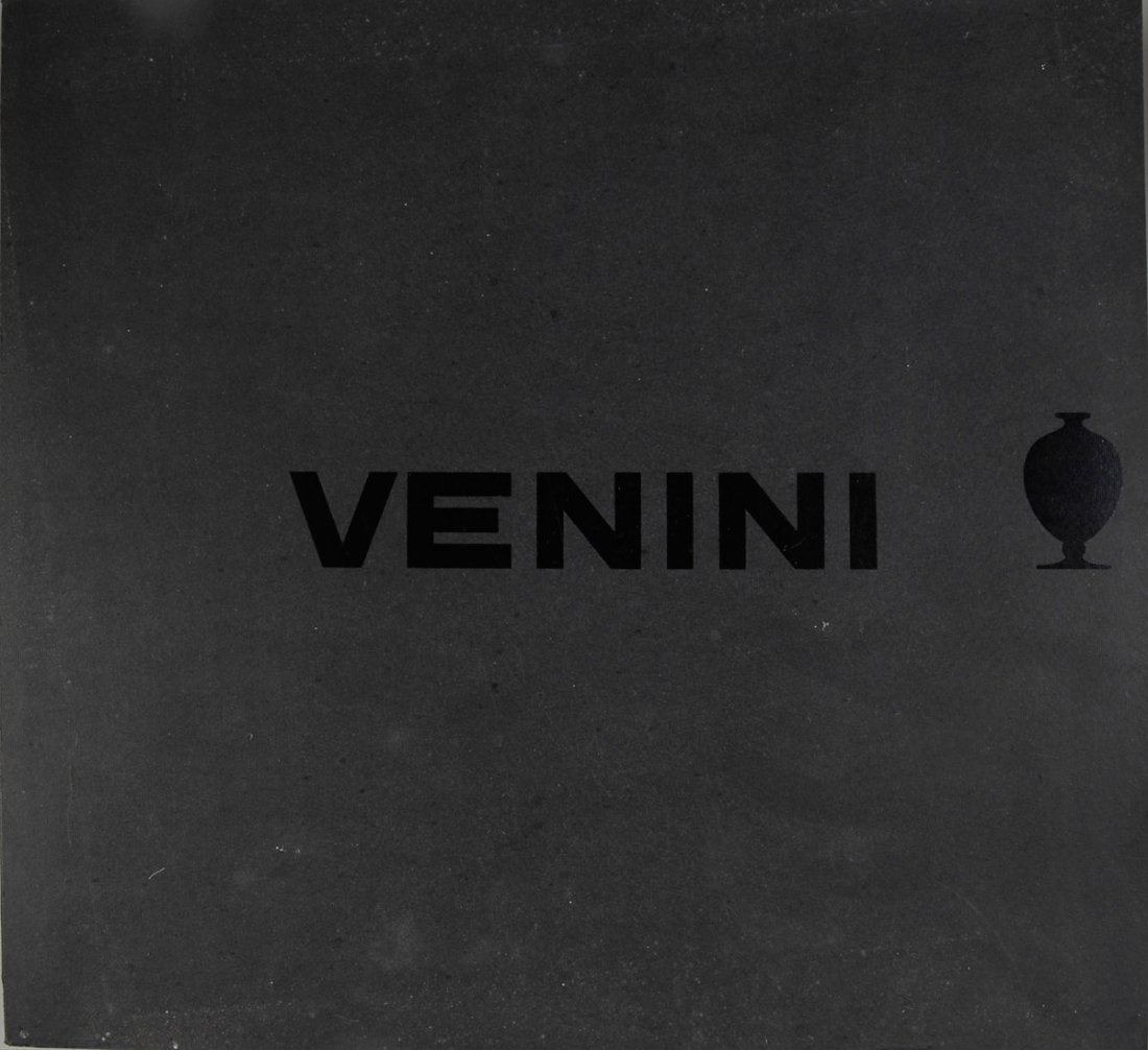 Luigi Massoni (Ed.), Venini, Cermenate 1978, No. 620 of: Luigi Massoni (Ed.), Venini, Cermenate 1978, No. 620 of the edition.