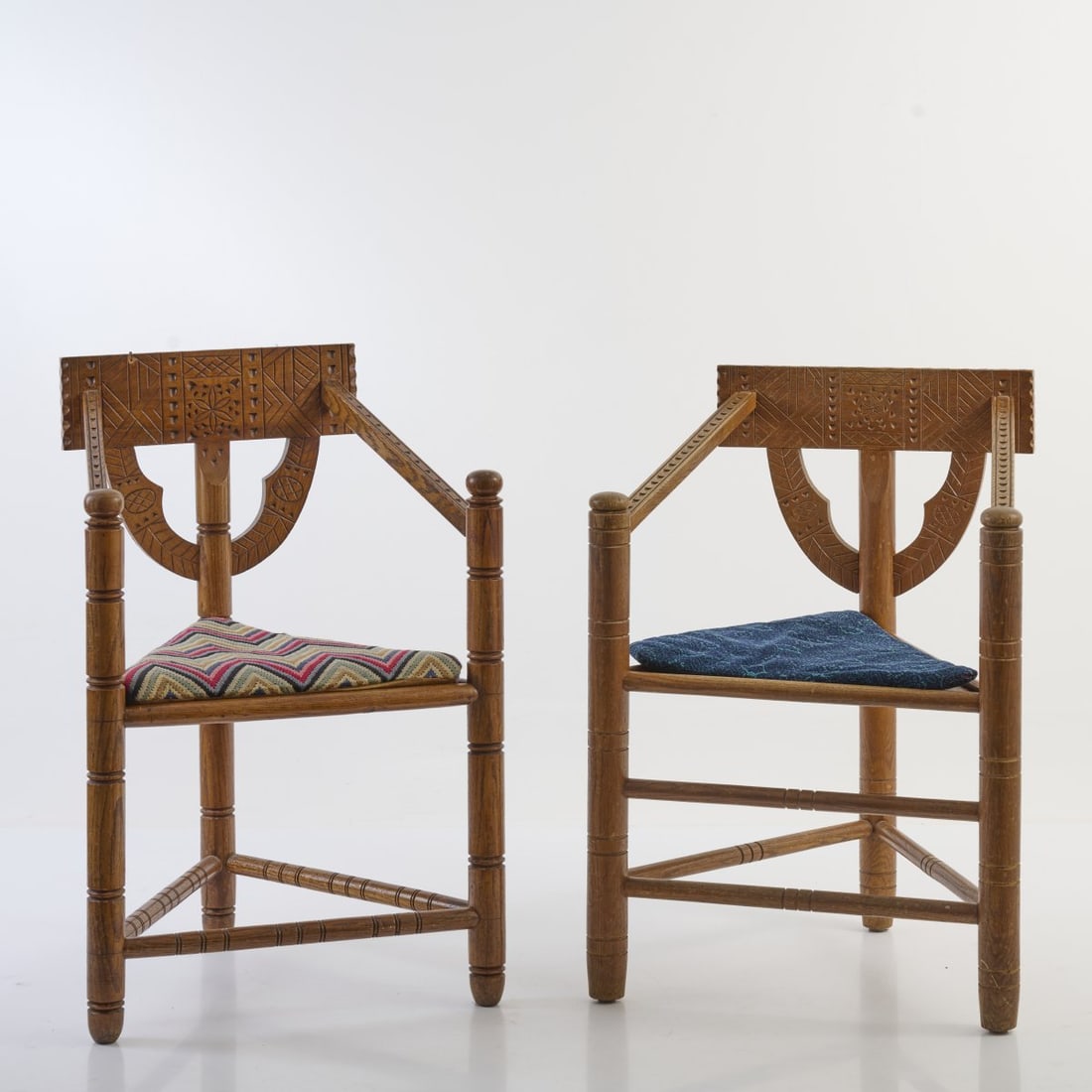 Sweden, Two 'Munk' armchairs, 1930/40s (1 of 8)