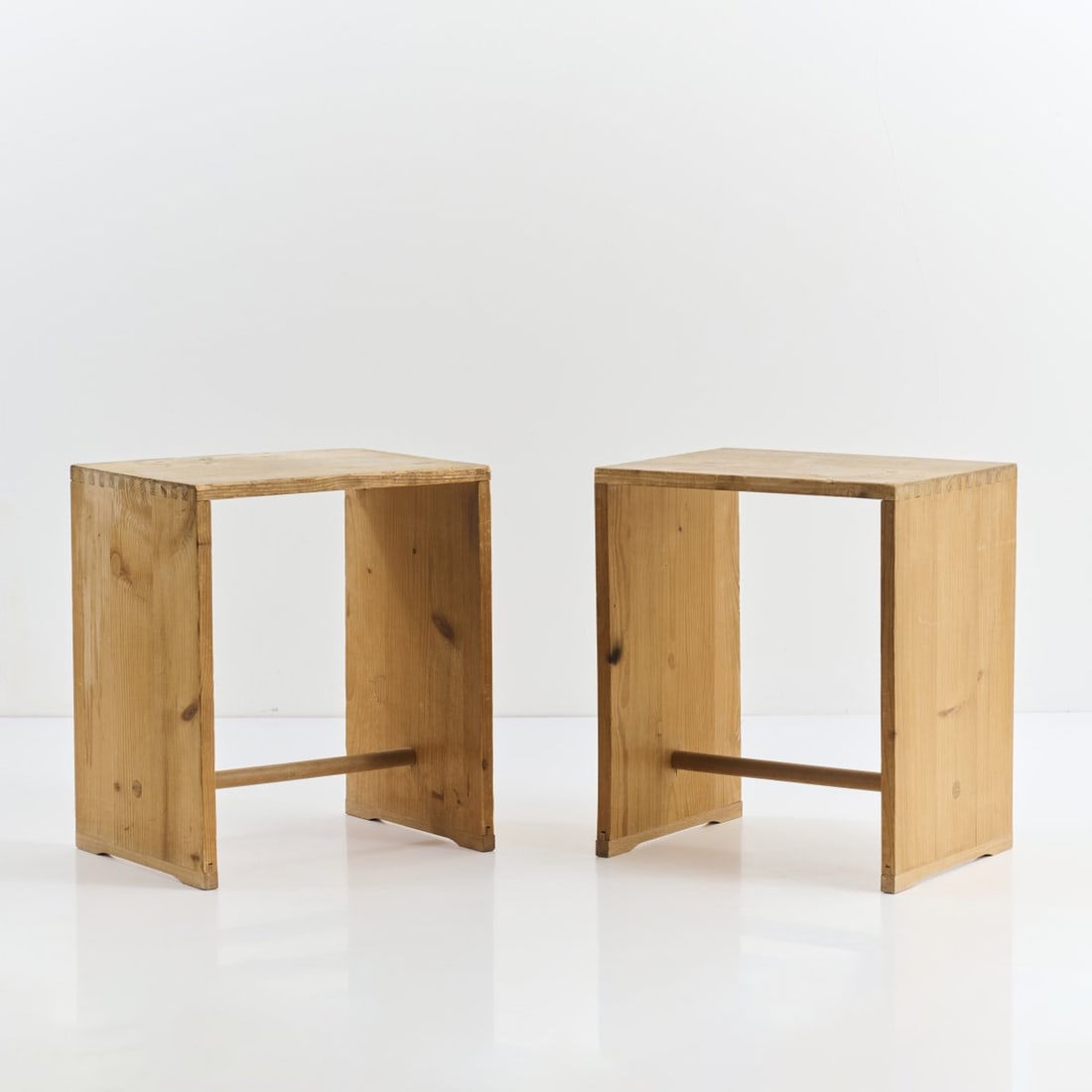 Max Bill; Hans Gugelot; Paul Hildinger, Two 'Ulm stools', 1953 (1 of 7)