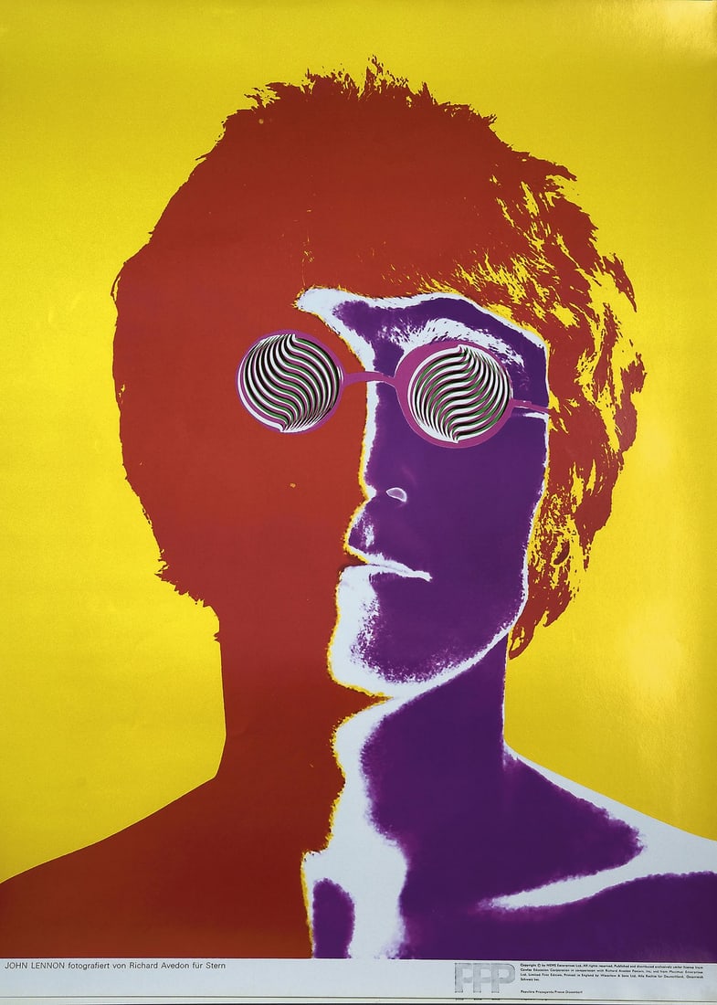 ジョン・レノン 1967年 リチャード アベドン アートポスター ジョン・レノン 1967年 リチャード アベドン アートポスター