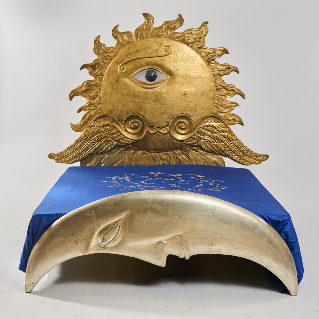 Ontani Luigi, Artist's bed 'Helioendimio', 1986 (design) (1 of 9)