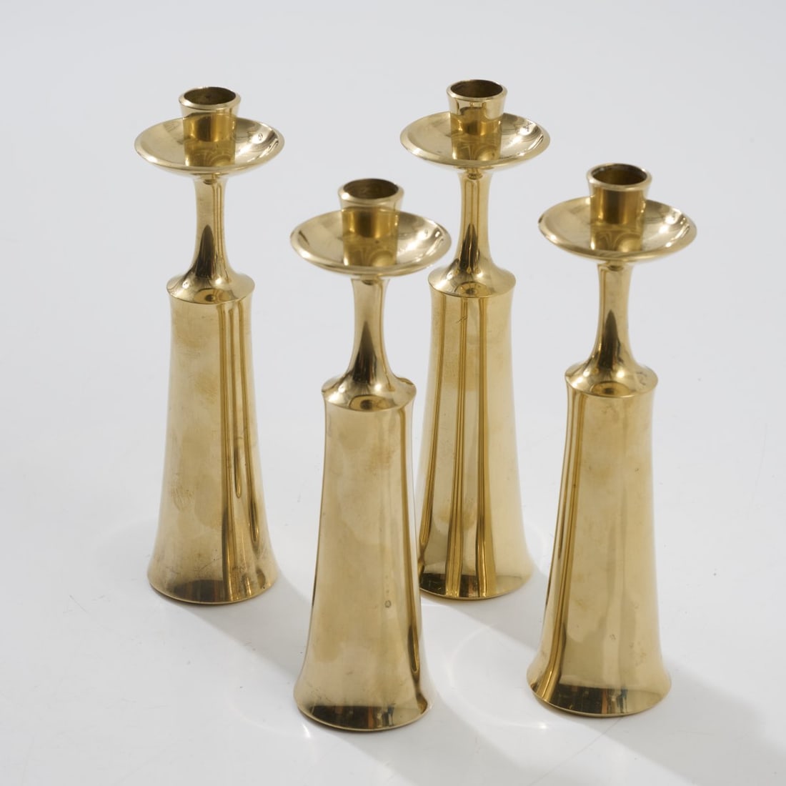 Jens Harald Quistgaard, Four candlesticks, 1930s (1 of 4)