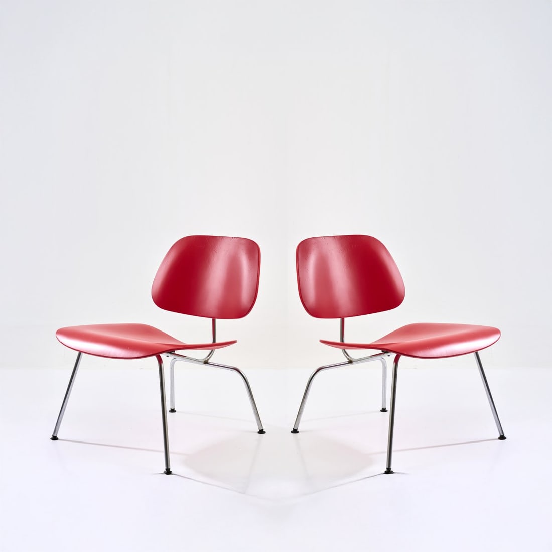 Charles Eames; Ray Eames, Two 'LCM' armchairs, 1946 (1 of 5)