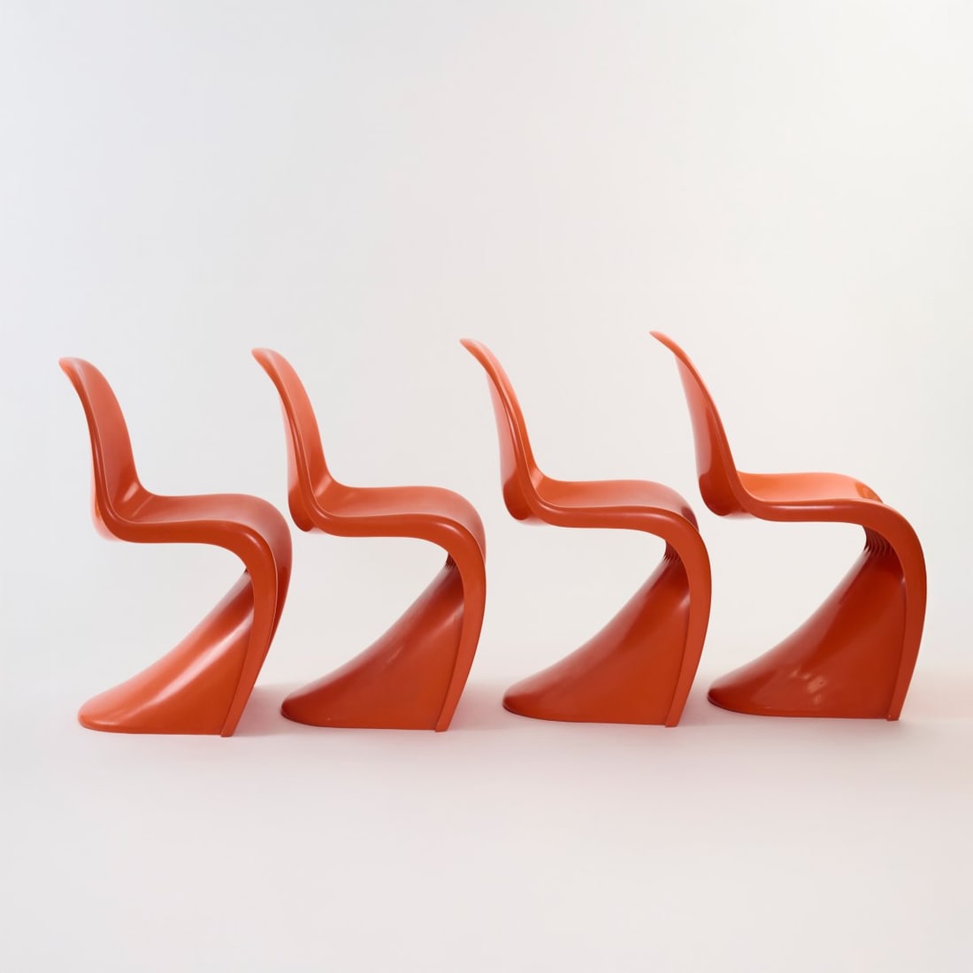 Verner Panton, Four 'Panton chairs', 1962/67 (1 of 7)
