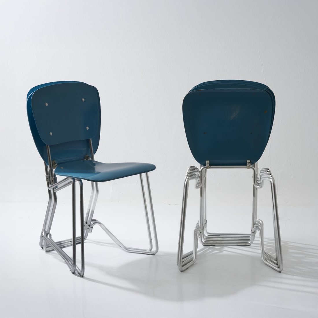 Armin Wirth, Twelve 'Aluflex' folding chairs, 1951 (1 of 7)
