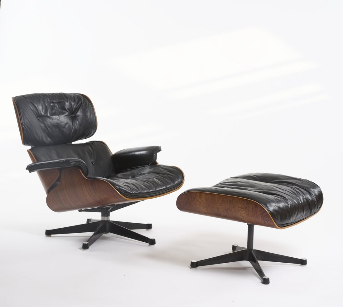 Charles Eames; Ray Eames, Lounge Chair '670' with Ottoman '671', 1956 (design) (1 of 11)